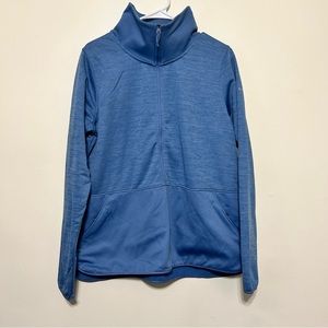Columbia Women's Blue Half Zip Fleece Sweater Size Large